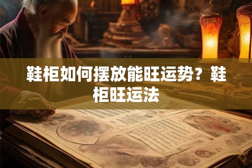 鞋柜如何摆放能旺运势？鞋柜旺运法