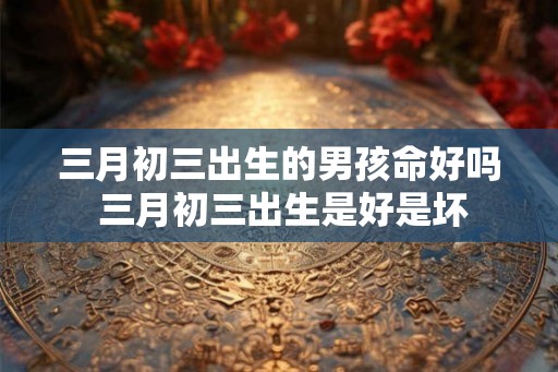三月初三出生的男孩命好吗 三月初三出生是好是坏
