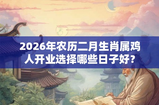 2026年农历二月生肖属鸡人开业选择哪些日子好？