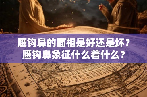 鹰钩鼻的面相是好还是坏？鹰钩鼻象征什么着什么？