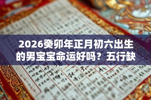 2026癸卯年正月初六出生的男宝宝命运好吗?五行缺什么 2026癸卯年正月初六出生的男宝宝命运好吗?五行缺什么