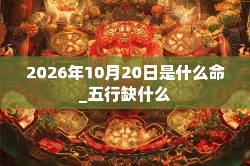 2026年10月20日是什么命_五行缺什么 2026年10月20日是什么命_五行缺什么