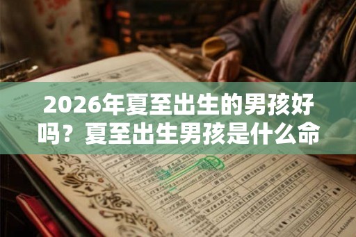2026年夏至出生的男孩好吗？夏至出生男孩是什么命？