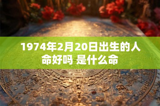1974年2月20日出生的人命好吗 是什么命