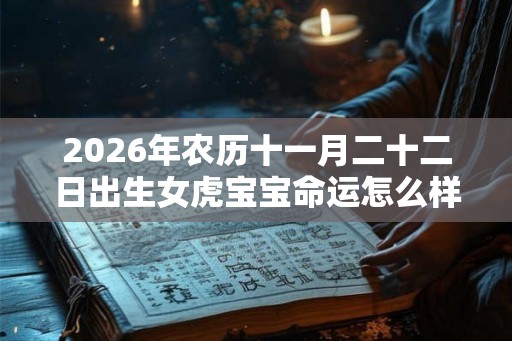 2026年农历十一月二十二日出生女虎宝宝命运怎么样？