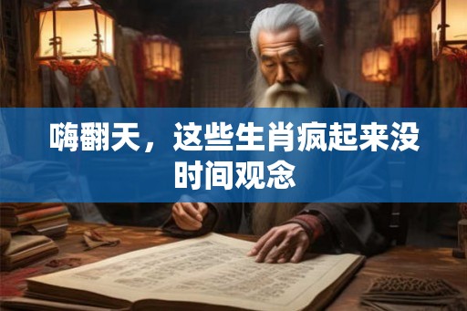 嗨翻天，这些生肖疯起来没时间观念