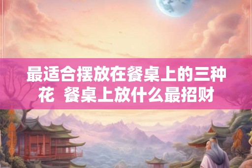 最适合摆放在餐桌上的三种花  餐桌上放什么最招财