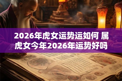 2026年虎女运势运如何 属虎女今年2026年运势好吗 2026年虎女运势运如何 属虎女今年2026年运势好吗