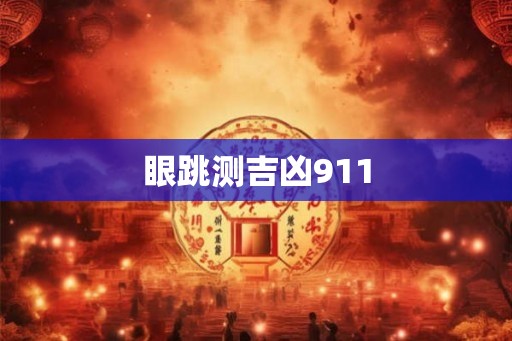 眼跳测吉凶911