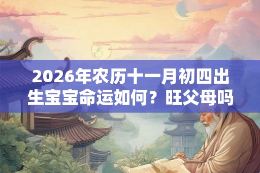 2026年农历十一月初四出生宝宝命运如何？旺父母吗？