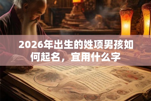 2026年出生的姓项男孩如何起名,宜用什么字 2026年出生的姓项男孩如何起名,宜用什么字