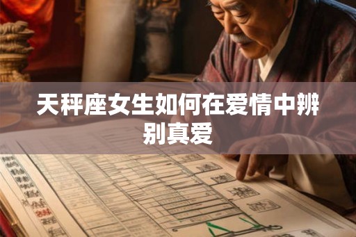 天秤座女生如何在爱情中辨别真爱