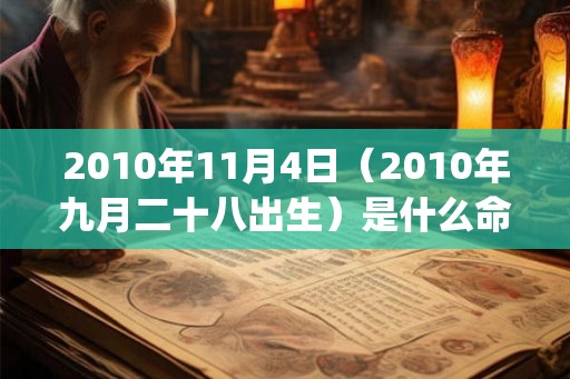 2010年11月4日（2010年九月二十八出生）是什么命_命运如何