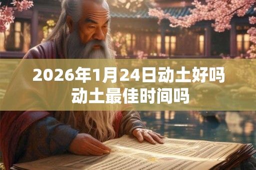 2026年1月24日动土好吗 动土最佳时间吗