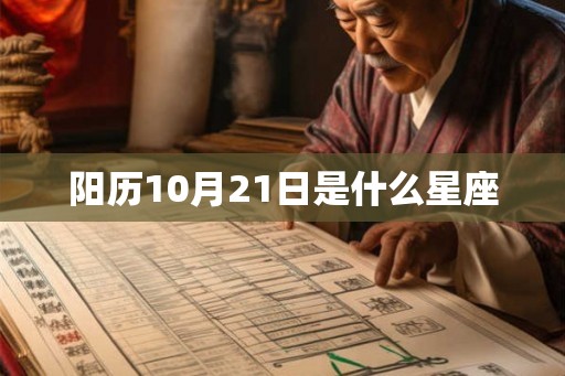 阳历10月21日是什么星座