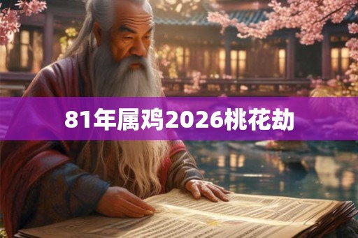 81年属鸡2026桃花劫