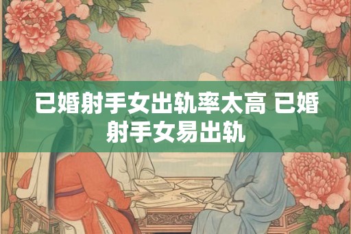 已婚射手女出轨率太高 已婚射手女易出轨