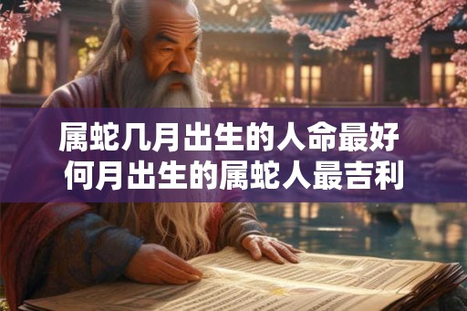 属蛇几月出生的人命最好 何月出生的属蛇人最吉利