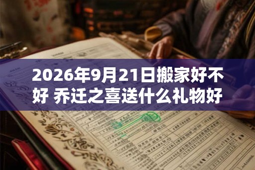 2026年9月21日搬家好不好 乔迁之喜送什么礼物好