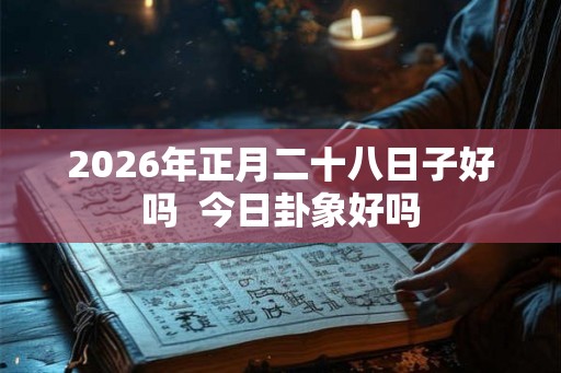 2026年正月二十八日子好吗  今日卦象好吗