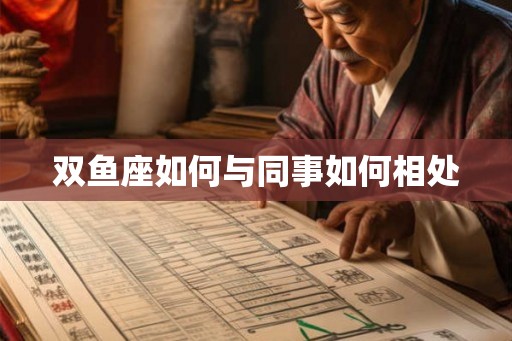 双鱼座如何与同事如何相处