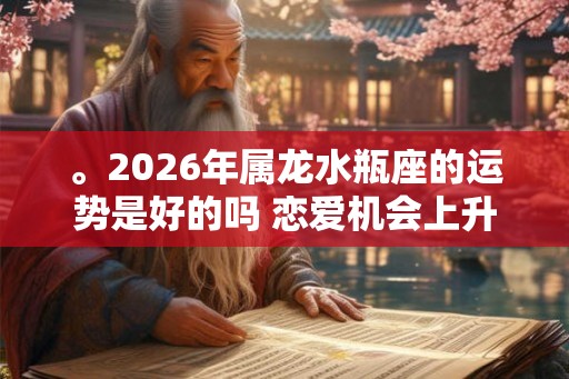 。2026年属龙水瓶座的运势是好的吗 恋爱机会上升
