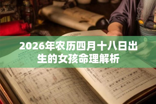 2026年农历四月十八日出生的女孩命理解析 2026年农历四月十八日出生的女孩命理解析
