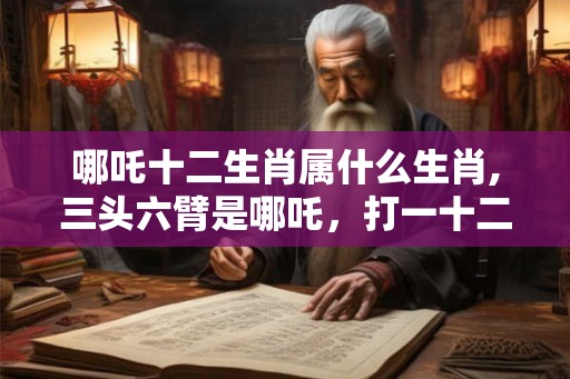 哪吒十二生肖属什么生肖,三头六臂是哪吒，打一十二生肖？