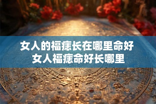 女人的福痣长在哪里命好 女人福痣命好长哪里 女人的福痣长在哪里命好 女人福痣命好长哪里