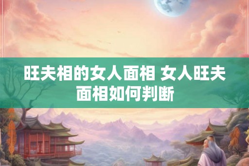 旺夫相的女人面相 女人旺夫面相如何判断