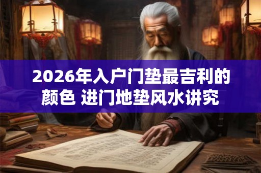 2026年入户门垫最吉利的颜色 进门地垫风水讲究