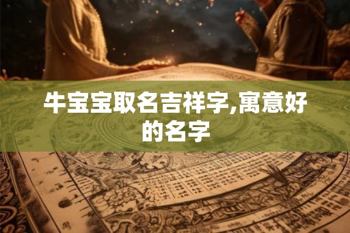 牛宝宝取名吉祥字,寓意好的名字