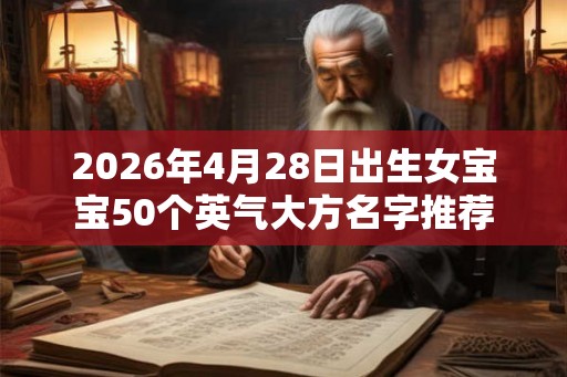 2026年4月28日出生女宝宝50个英气大方名字推荐