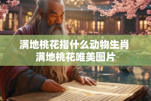 满地桃花指什么动物生肖 满地桃花唯美图片