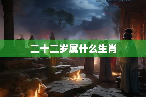 二十二岁属什么生肖