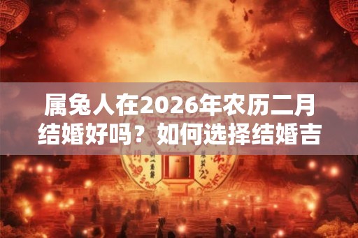 属兔人在2026年农历二月结婚好吗？如何选择结婚吉日