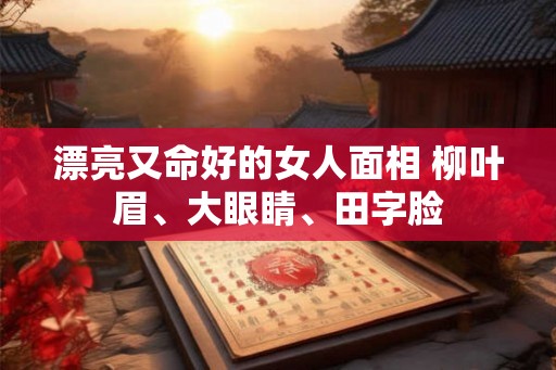 漂亮又命好的女人面相 柳叶眉、大眼睛、田字脸 漂亮又命好的女人面相 柳叶眉、大眼睛、田字脸
