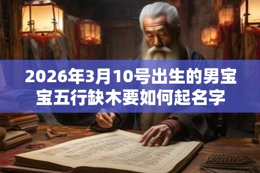 2026年3月10号出生的男宝宝五行缺木要如何起名字 2026年3月10号出生的男宝宝五行缺木要如何起名字