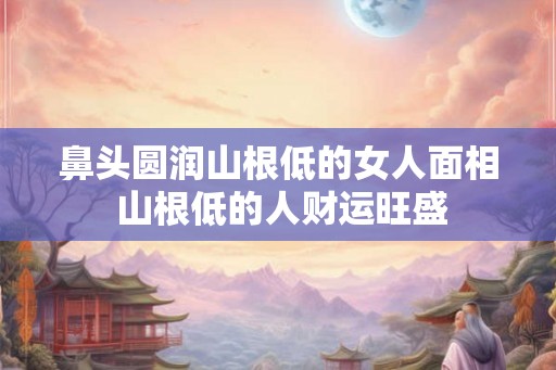 鼻头圆润山根低的女人面相 山根低的人财运旺盛