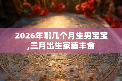 2026年哪几个月生男宝宝,三月出生家道丰食 2026年哪几个月生男宝宝,三月出生家道丰食