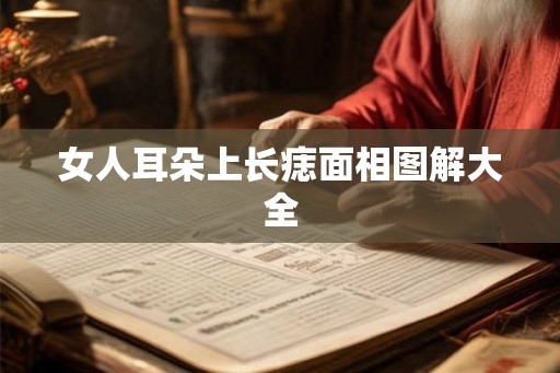 女人耳朵上长痣面相图解大全