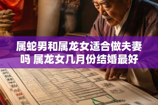 属蛇男和属龙女适合做夫妻吗 属龙女几月份结婚最好 属蛇男和属龙女适合做夫妻吗 属龙女几月份结婚最好