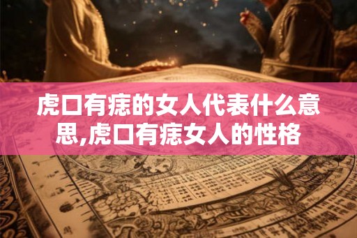 虎口有痣的女人代表什么意思,虎口有痣女人的性格
