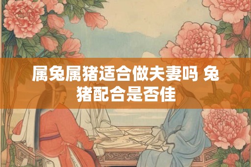 属兔属猪适合做夫妻吗 兔猪配合是否佳 属兔属猪适合做夫妻吗 兔猪配合是否佳