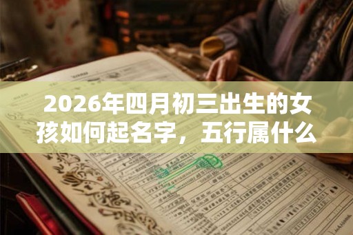 2026年四月初三出生的女孩如何起名字，五行属什么