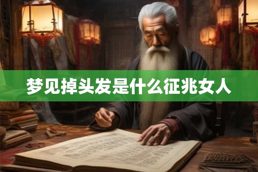 梦见掉头发是什么征兆女人