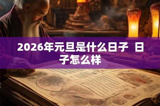2026年元旦是什么日子 日子怎么样 2026年元旦是什么日子 日子怎么样