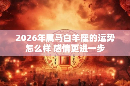 2026年属马白羊座的运势怎么样 感情更进一步 2026年属马白羊座的运势怎么样 感情更进一步