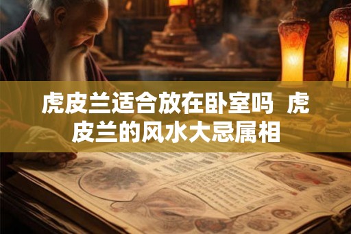 虎皮兰适合放在卧室吗  虎皮兰的风水大忌属相