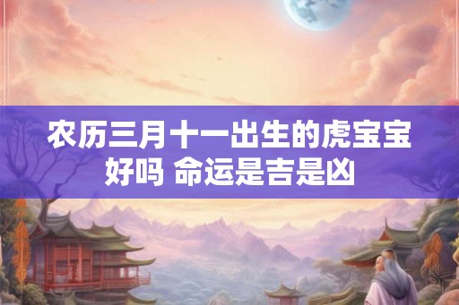 农历三月十一出生的虎宝宝好吗 命运是吉是凶